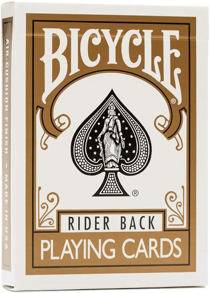 Bicycle Rider Back Gold Deck | Amazon (US)