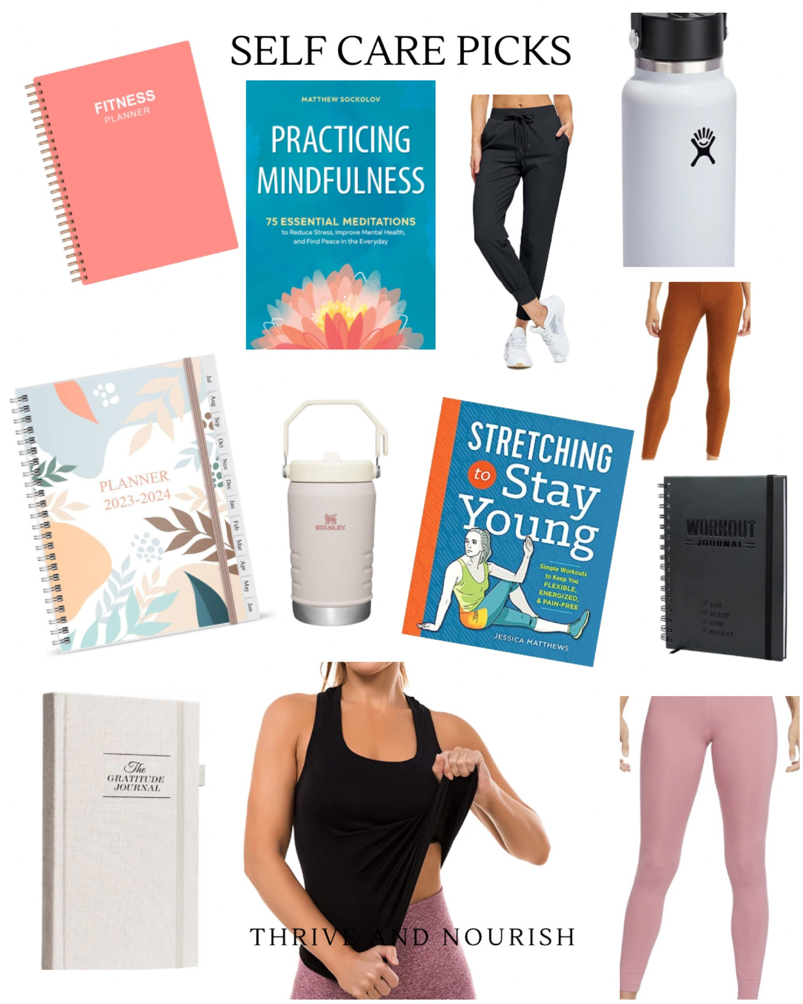 Loving these self care picks, journals, activewear, Stanley water bottle 

#LTKFitness #LTKFind #LTKunder50