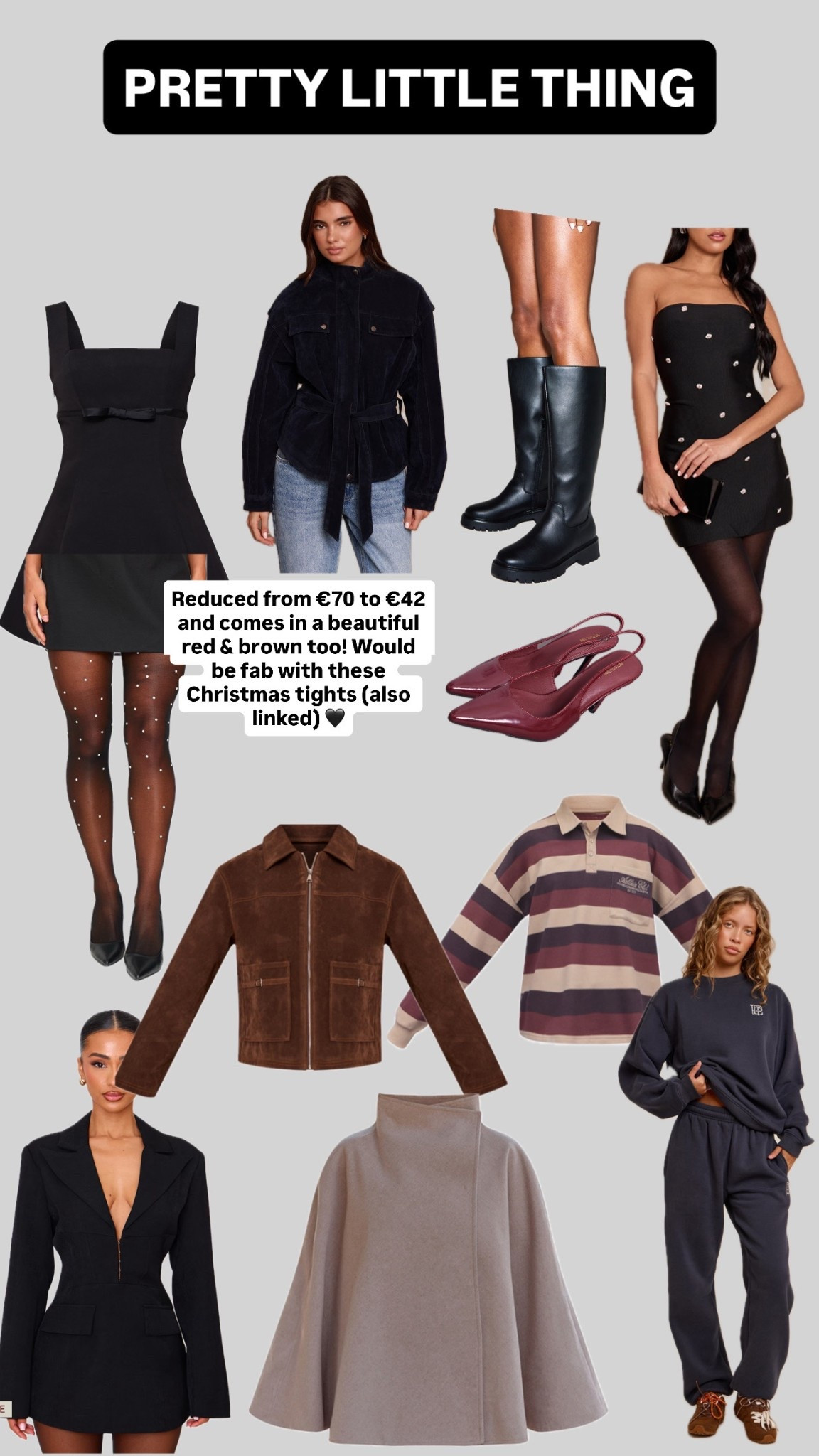 Black Friday has begun at Pretty Little Thing 🖤 linking all my faves, a mix of winter looks, Partywear, Christmas dresses and cozy loungewear! 

#LTKpartywear #LTKCyberWeek #LTKuk