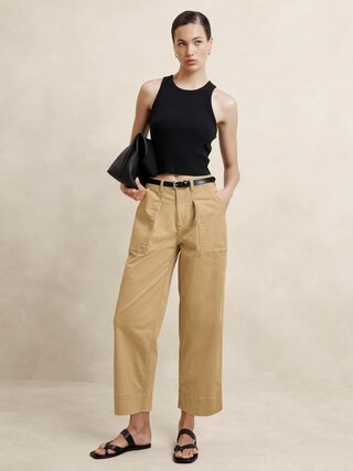 Authentic Chino Barrel Pant | Banana Republic Factory