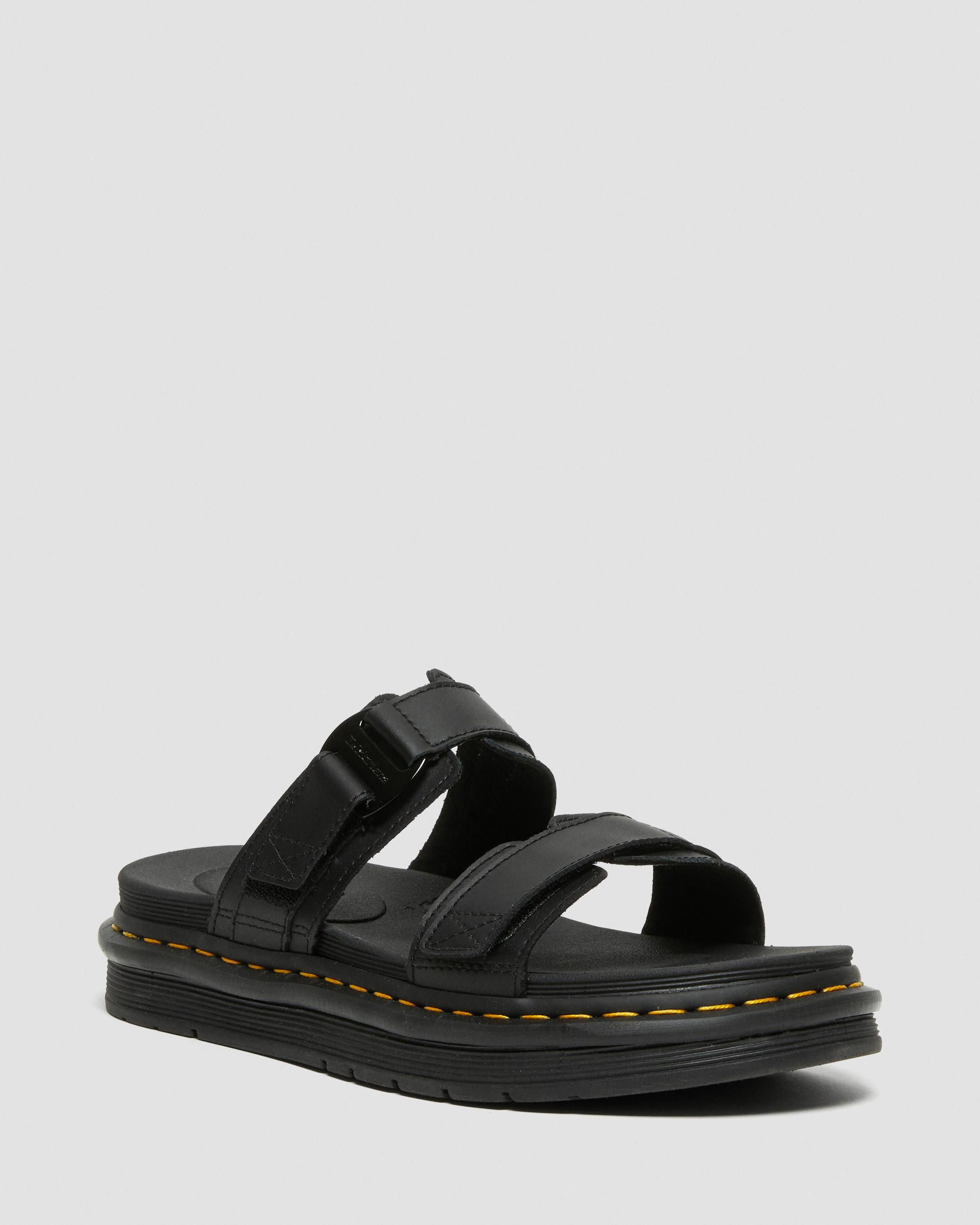 Chilton Men's Leather Slide Sandals | Dr. Martens