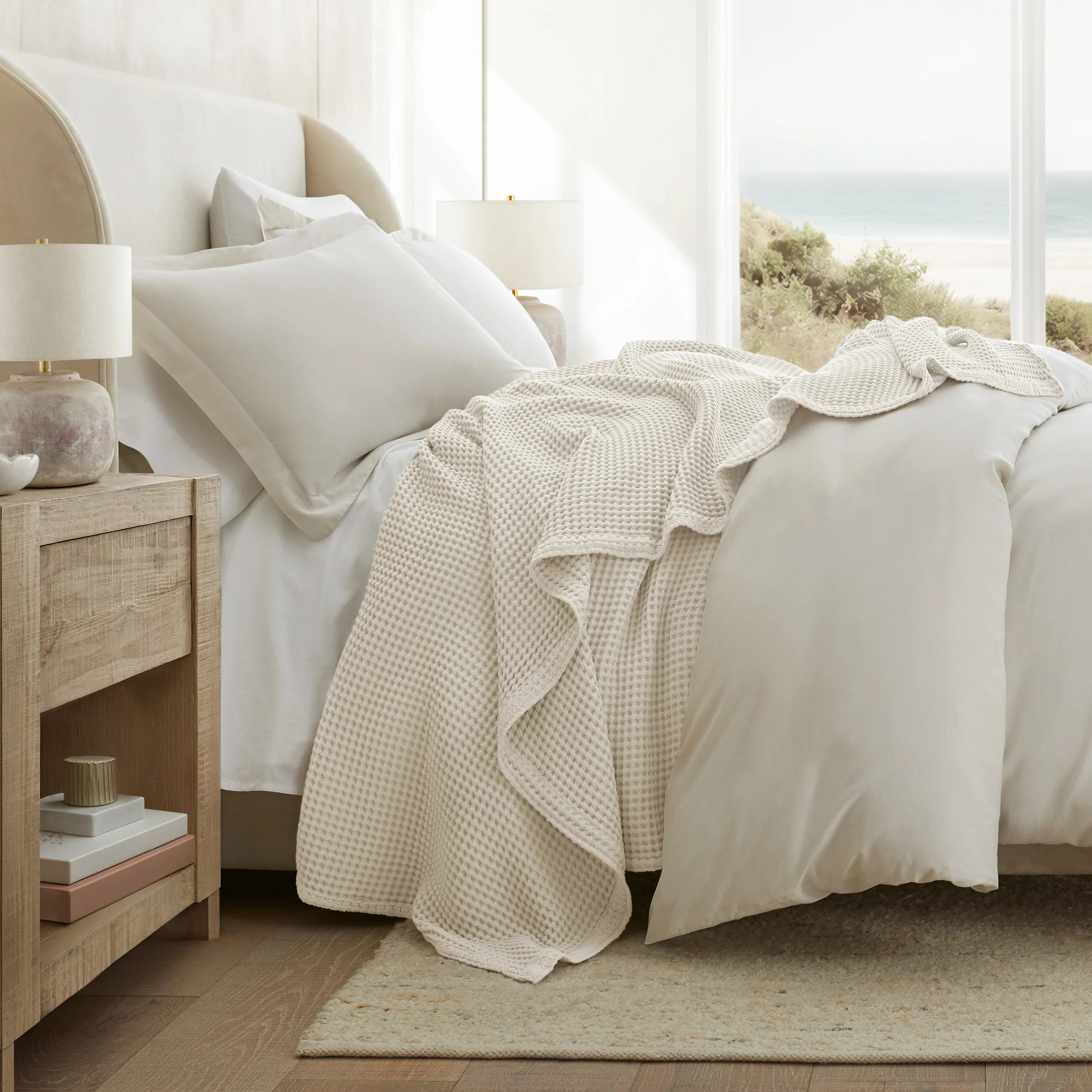 100% Cotton Waffle Weave Blanket | Linens & Hutch | Linens and Hutch