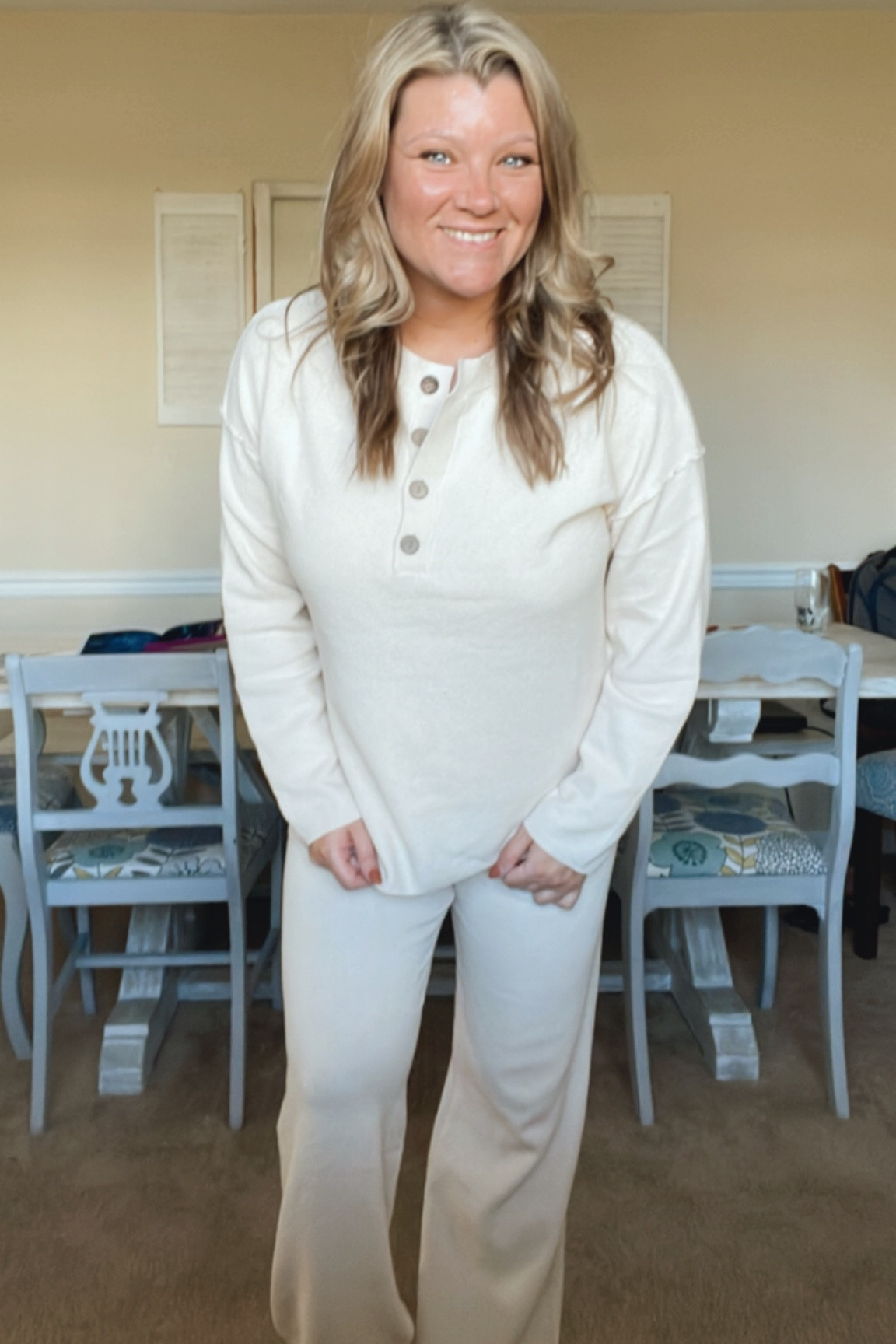 Love this monotone outfit! You could wear as pj’s or an outfit with a vest, hat and belt bag! 

#LTKHoliday #LTKSeasonal #LTKstyletip