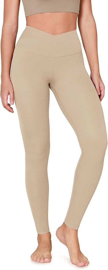 ODODOS ODCLOUD Crossover 7/8 Leggings with Back Pocket for Women, 23" / 25" / 28" V High Wasit Lo... | Amazon (US)