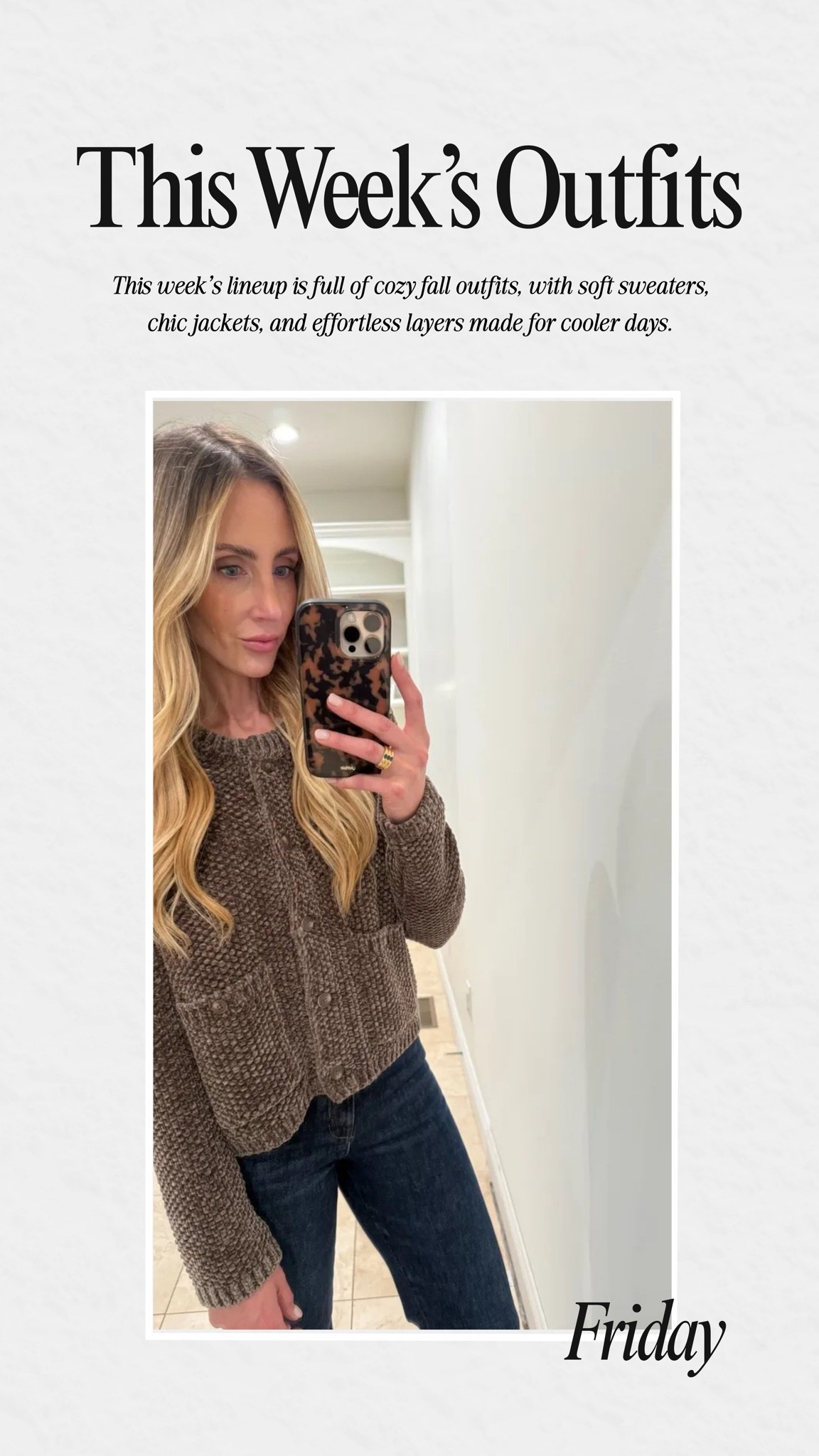 This week’s outfits! 

#LTKootd