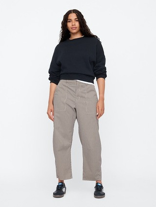 High Rise Barrel Khakis | Gap Factory