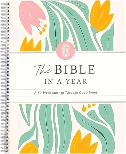 SAGROEAC The Bible in a Year A 52-Week Study for Women – Spiral Bound Daily Scripture Reading &... | Amazon (US)