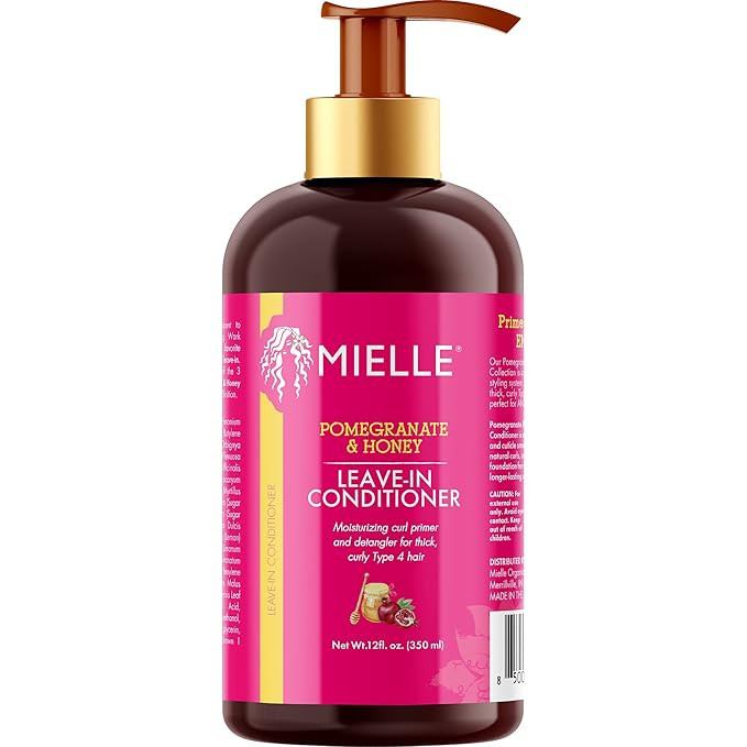 Mielle Organics Pomegranate & Honey Leave-In Conditioner, Moisturizing Curl Primer and Detangler,... | Amazon (US)
