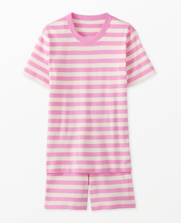 Adult Striped Short John Pajama Set | Hanna Andersson