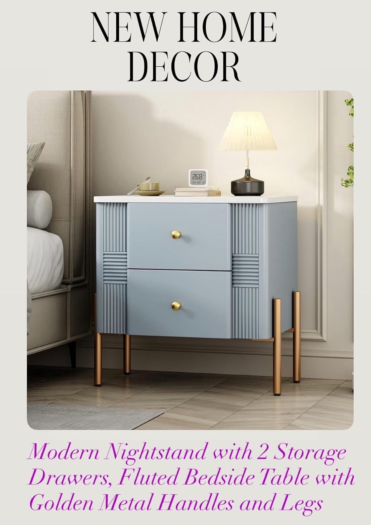 Amazon affordable nightstands, modern decor, home accessories, looks for less | Amazon (US)