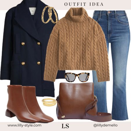 Love love this polished fall outfit. The sweater comes in several color. The jacket is budget friendly.  Love the timeless bag.  

#LTKitbag #LTKshoecrush #LTKstyletip