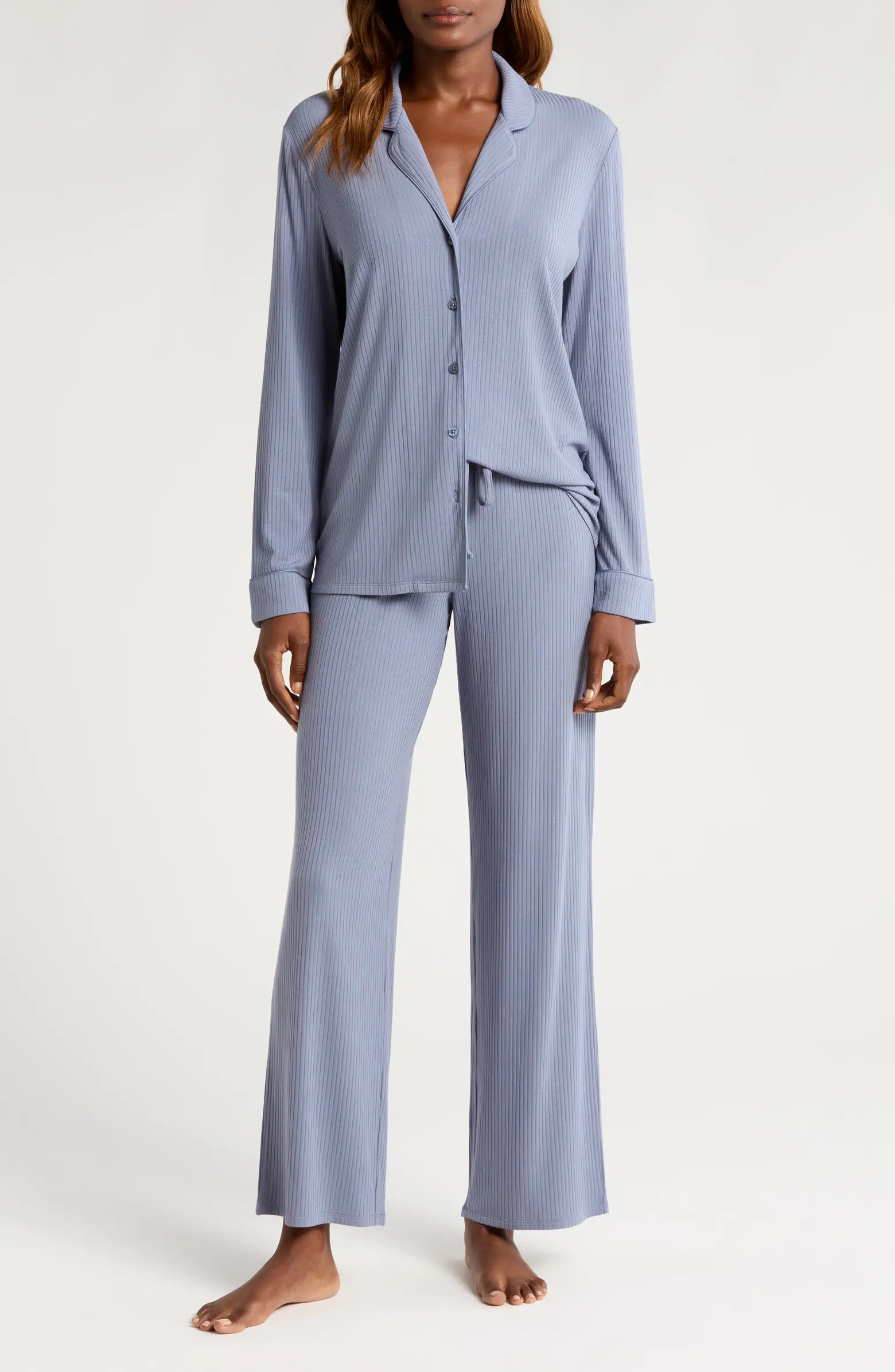 Moonlight Eco Easy Rib Pajamas | Nordstrom