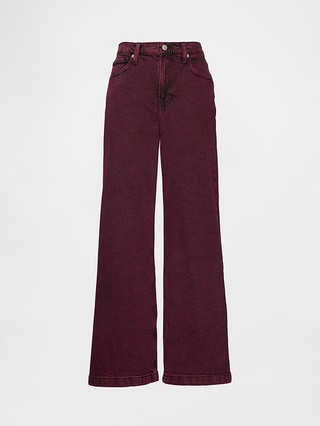High Rise Stride Wide-Leg Jeans | Gap (US)