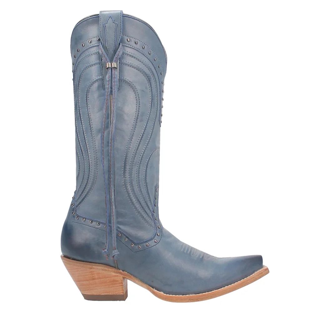Dan Post Boots  Womens Donnah Leather Snip Toe   Casual Boots   Mid Calf Low Heel 1-2" | Walmart (US)