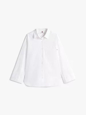 Oversized Fit Adjustable Cuffs Poplin Shirt | Tommy Hilfiger UK