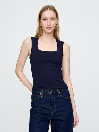 CloseKnit Jersey Square-Neck Top | Gap (US)