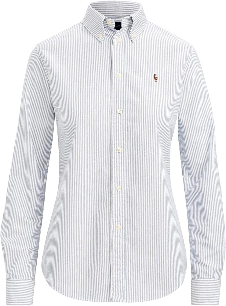 POLO RALPH LAUREN Women's Oxford Classic Fit Button Down Shirt | Amazon (US)