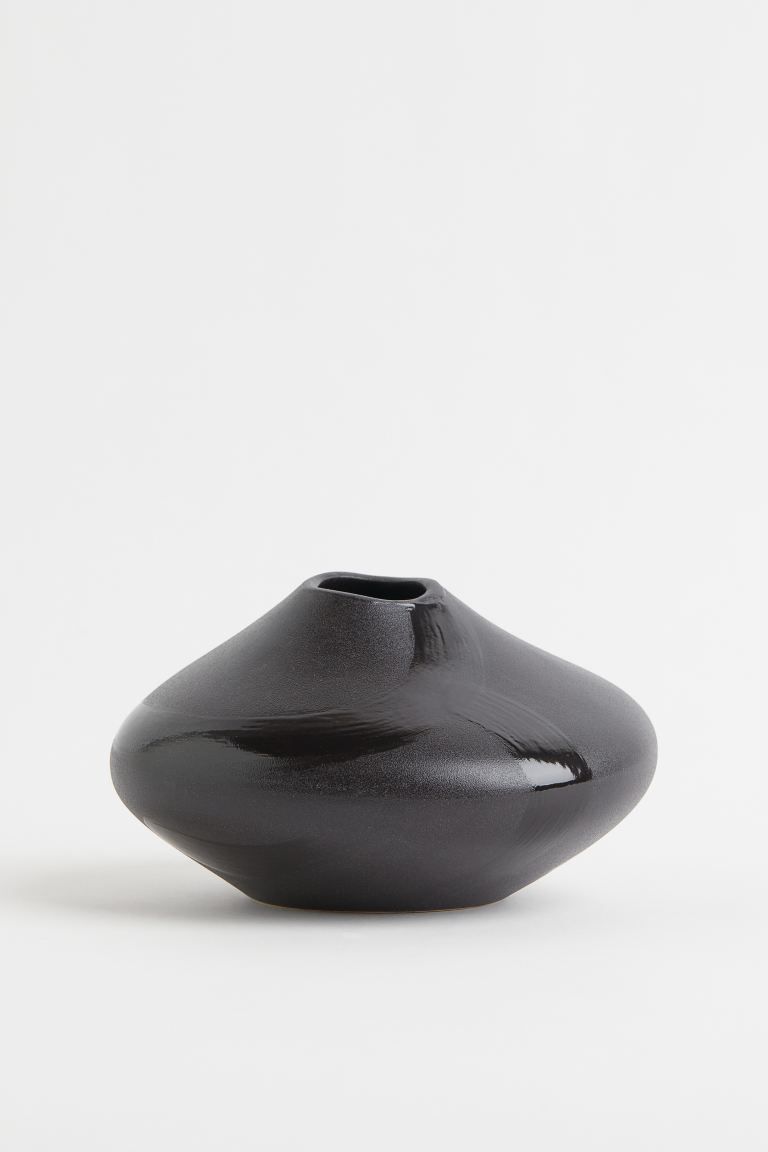 Asymmetric Stoneware Vase | H&M (US)