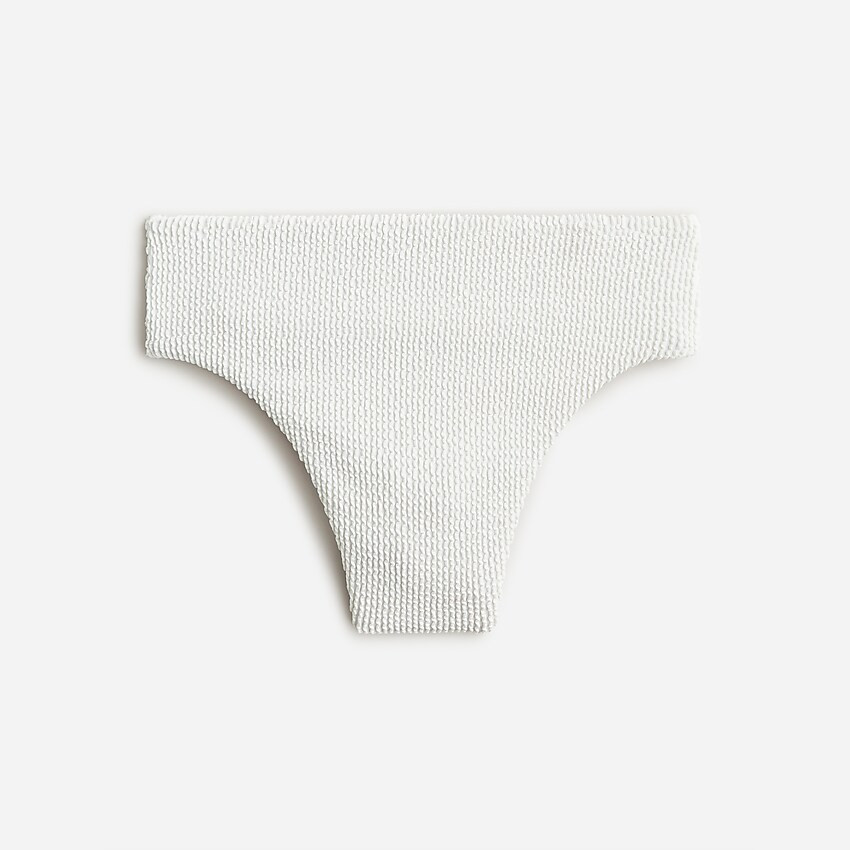 Scrunchie high-rise bikini bottom | J. Crew US