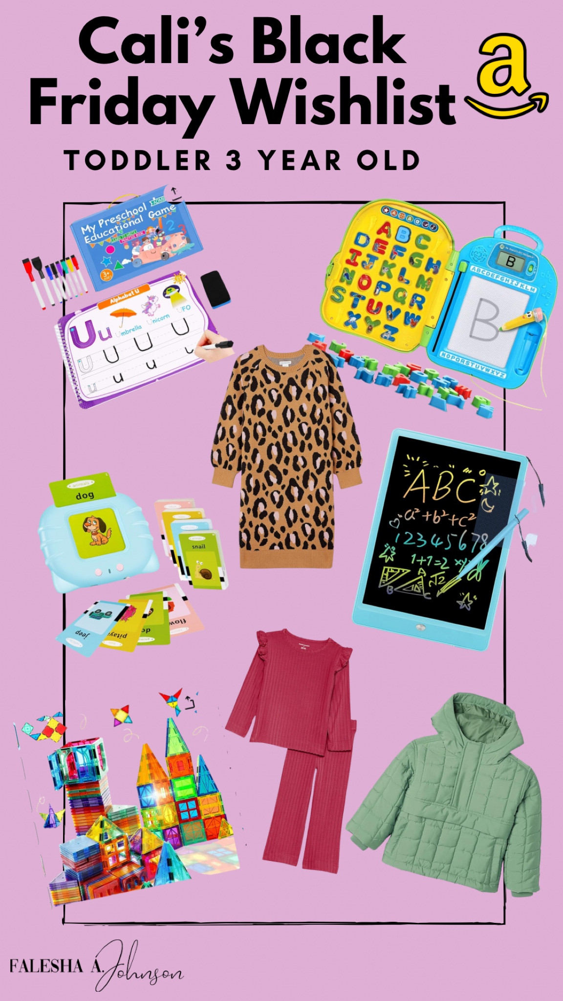 My wishlist for Black Friday on Amazon for my toddler daughter, Cali. I love their educational toys to get her ready for preschool and comfy clothes.

#LTKGiftGuide #LTKkids #LTKCyberWeek