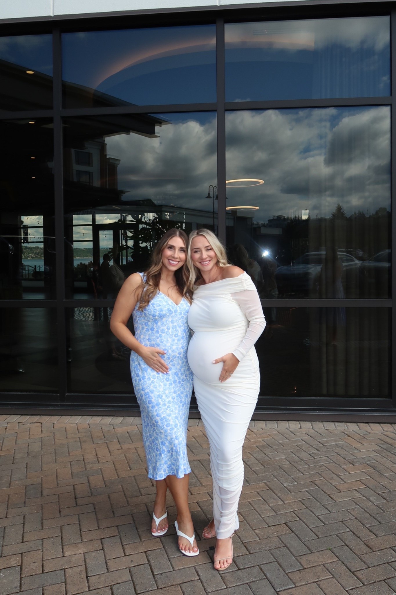 I sized up to a medium in blue Reformation summer dress ~ 5’ 5” for height reference. 

Spring Dress | Summer Dress | Bump Friendly Dress | Baby Shower | Pregnancy Style | Wedding Guest Dress 

#LTKFamily #LTKBump #LTKWedding