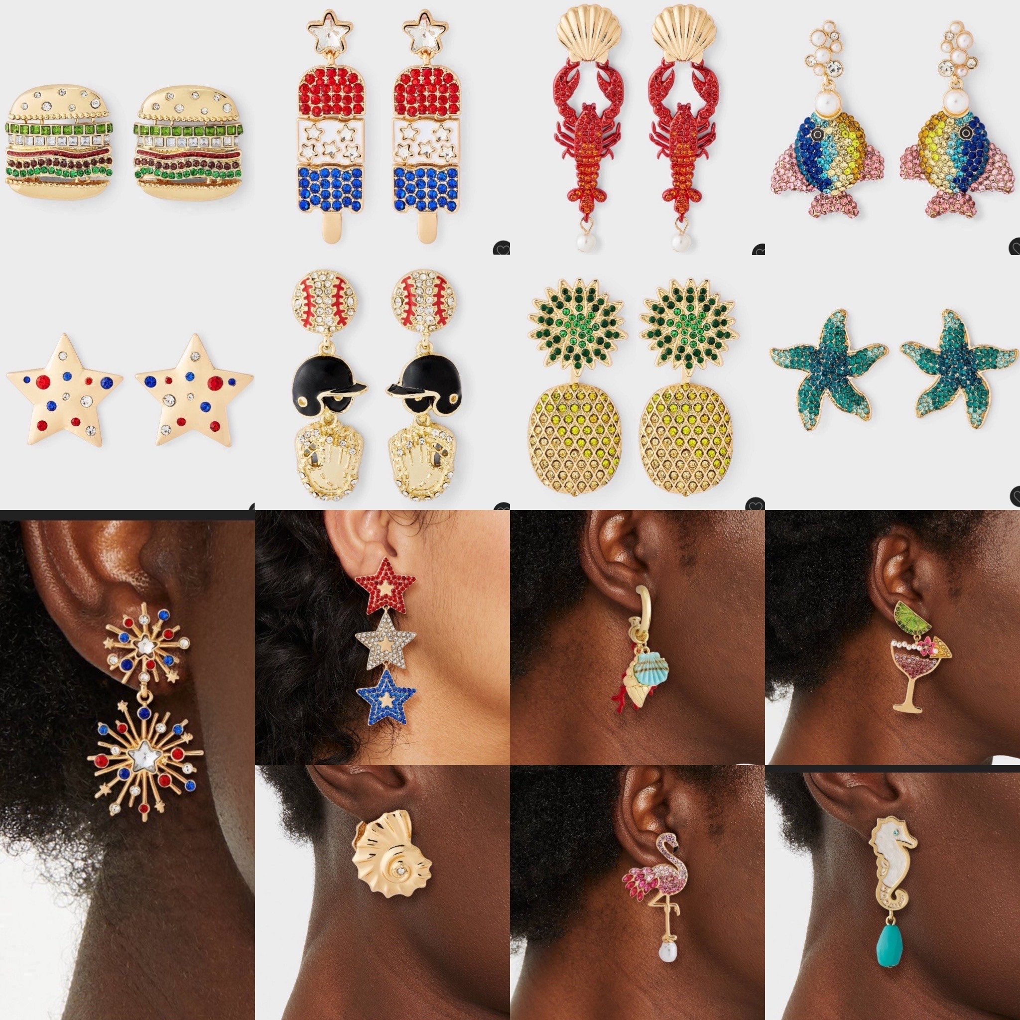 New sugar-fix summer earrings at target!