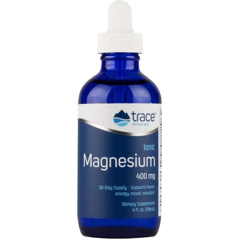 Trace Minerals | Liquid Ionic Magnesium 400 mg | 2 fl oz - Pack of 2 (32 Servings) | Walmart (US)