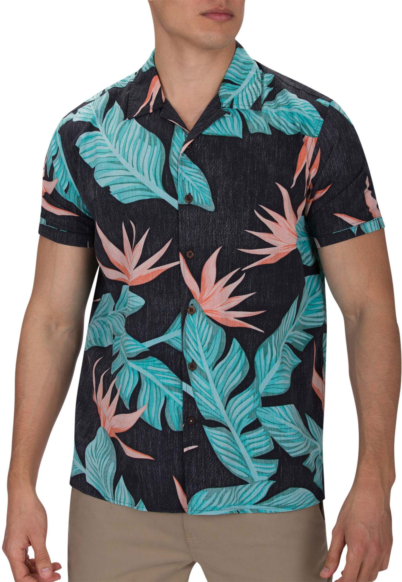 Hurley Men's Hanoi Woven Short Sleeve Shirt, Size: Small, Black | Dick's Sporting Goods