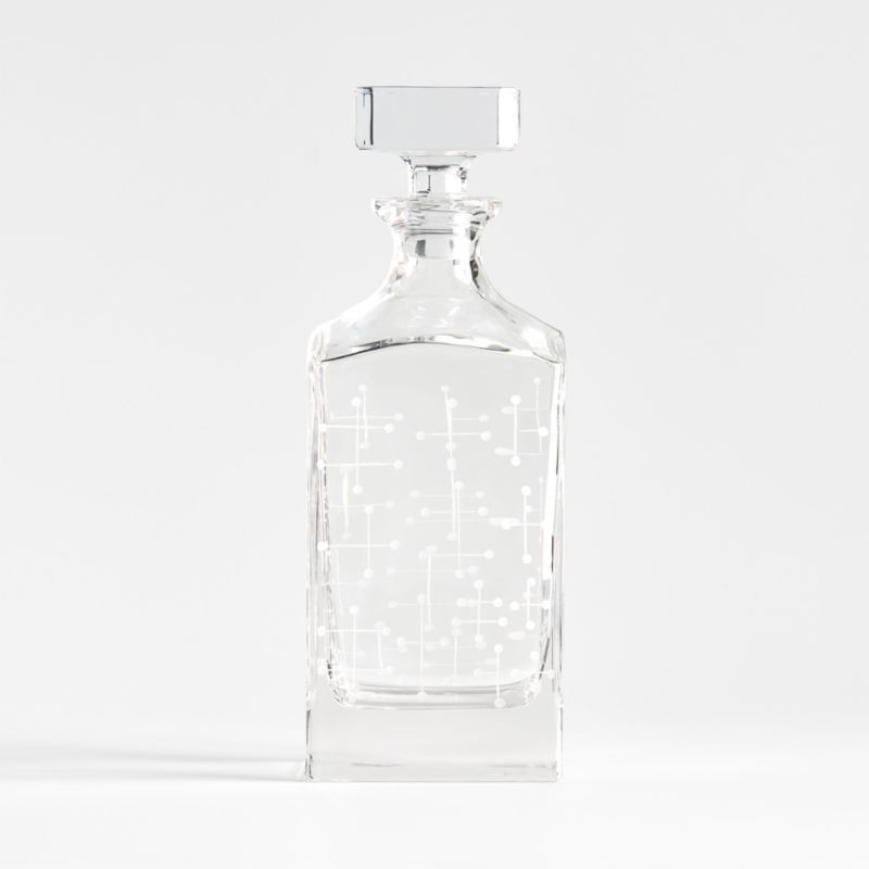 Eames Dots Decanter by Charles & Ray Eames | Crate & Barrel | Crate & Barrel