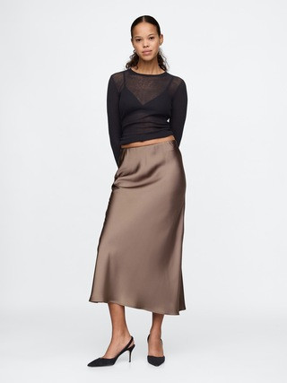 Satin Maxi Skirt | Gap (US)