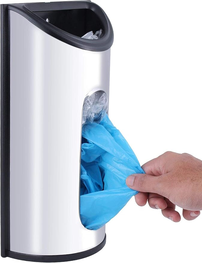 Utopia Kitchen Grocery Plastic Bag Holder and Dispenser for Plastic Bags - Easy Wall Mount Bag Sa... | Amazon (US)