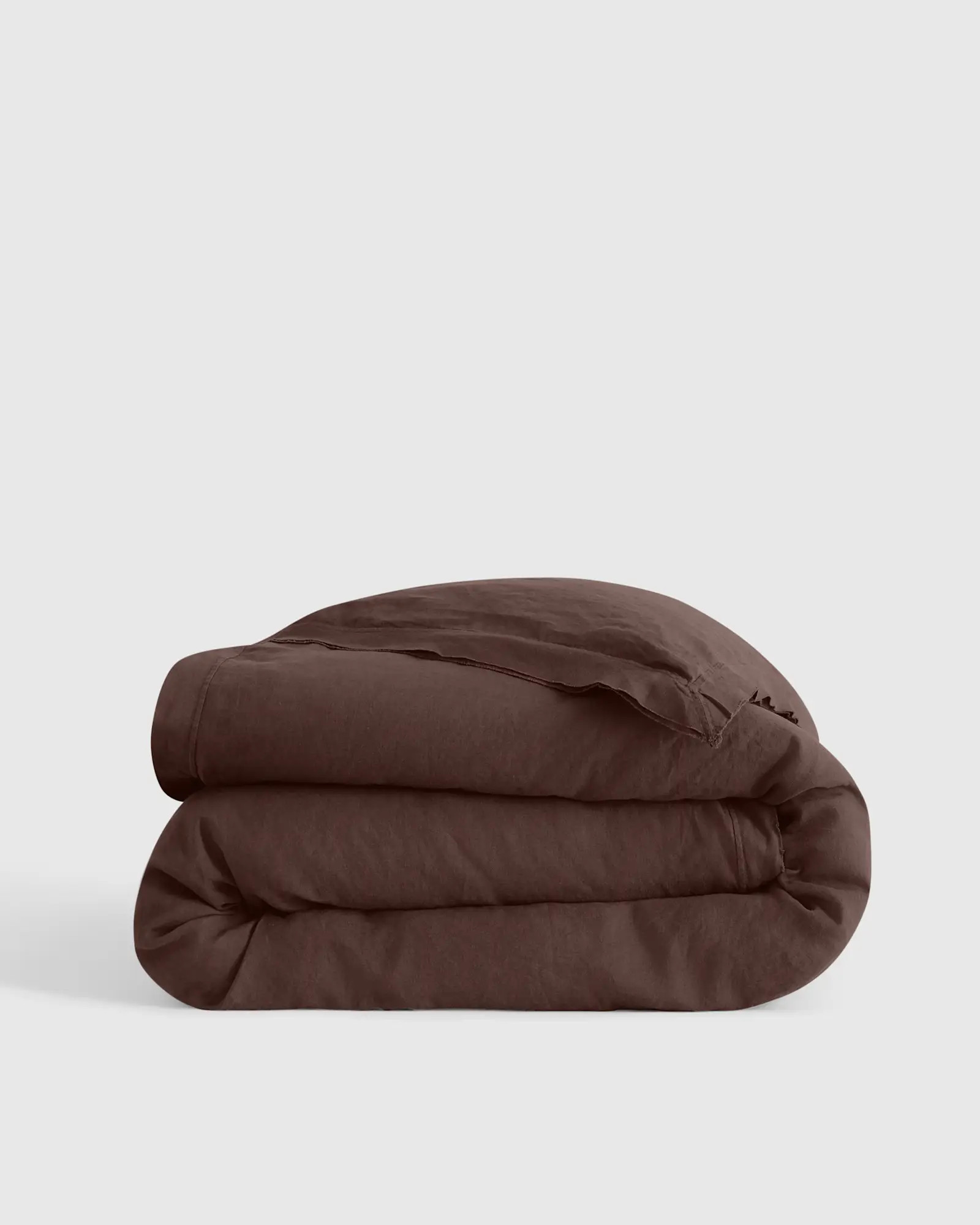 European Linen Double Flange Duvet Cover | Quince