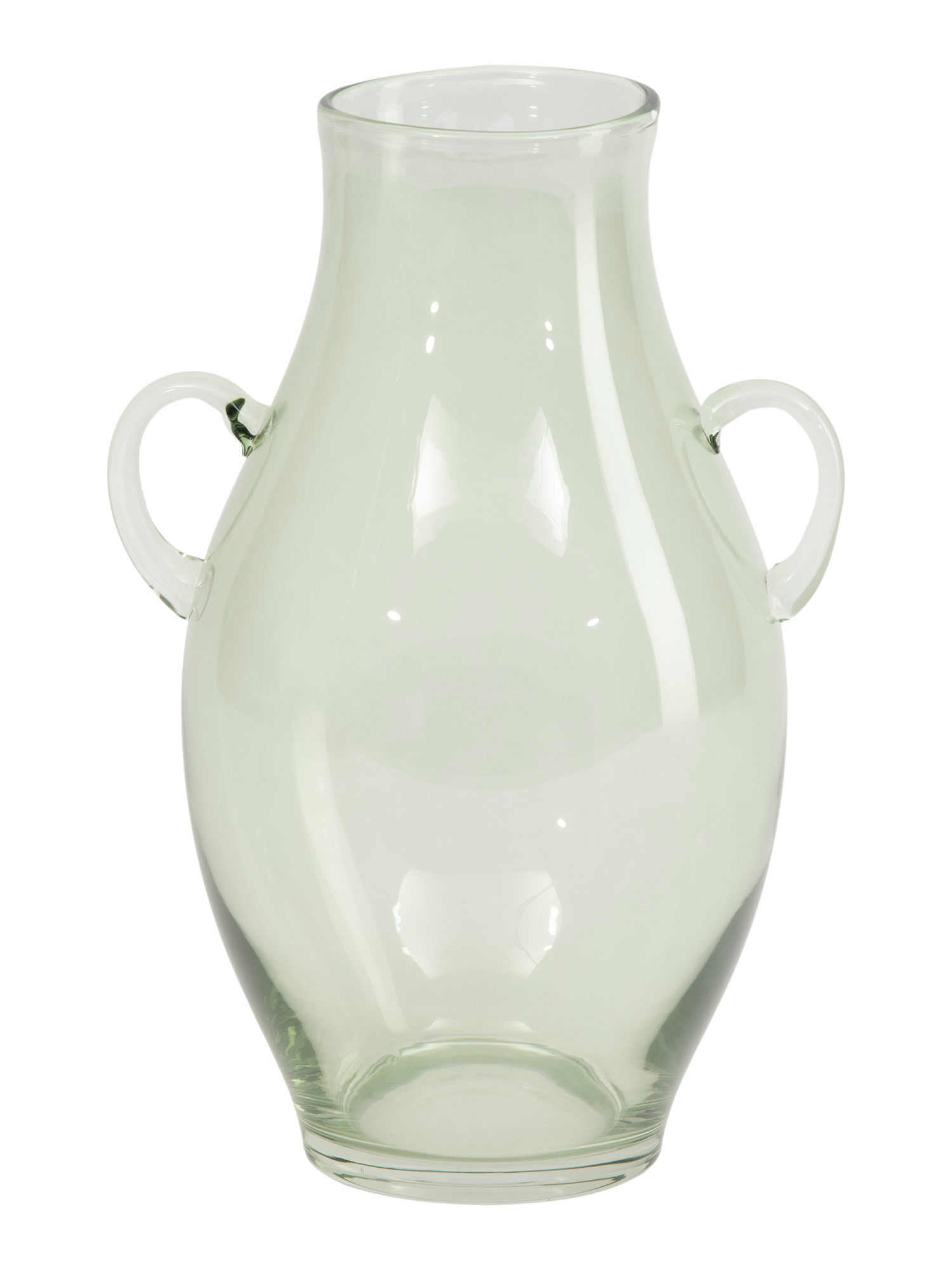 10x13in Handblown Recycled Glass Aphora Decorative Vase | TJ Maxx
