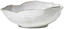 Serene Spaces Living Extra Large Free-Form Edge Glazed Ceramic Bowl- Dinnerware, Centerpiece for ... | Amazon (US)