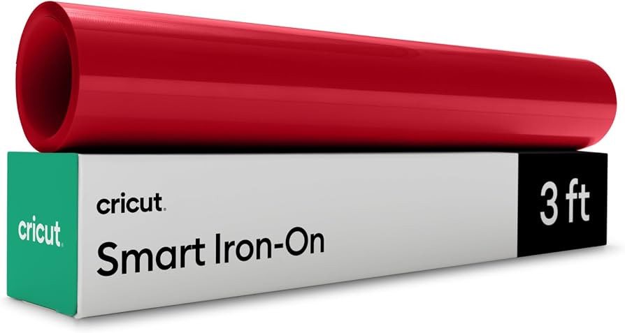 Cricut Smart Iron On, Red (13in x 3ft) | Amazon (US)