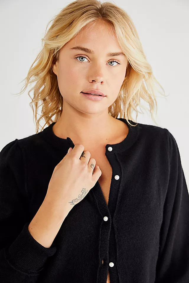 Pearl Cashmere Cardi | Free People (Global - UK&FR Excluded)