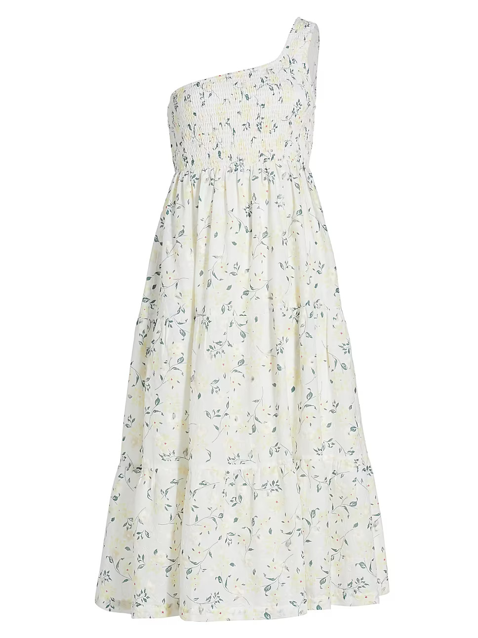 Lou Lou One-Shoulder Midi-Dress | Saks Fifth Avenue