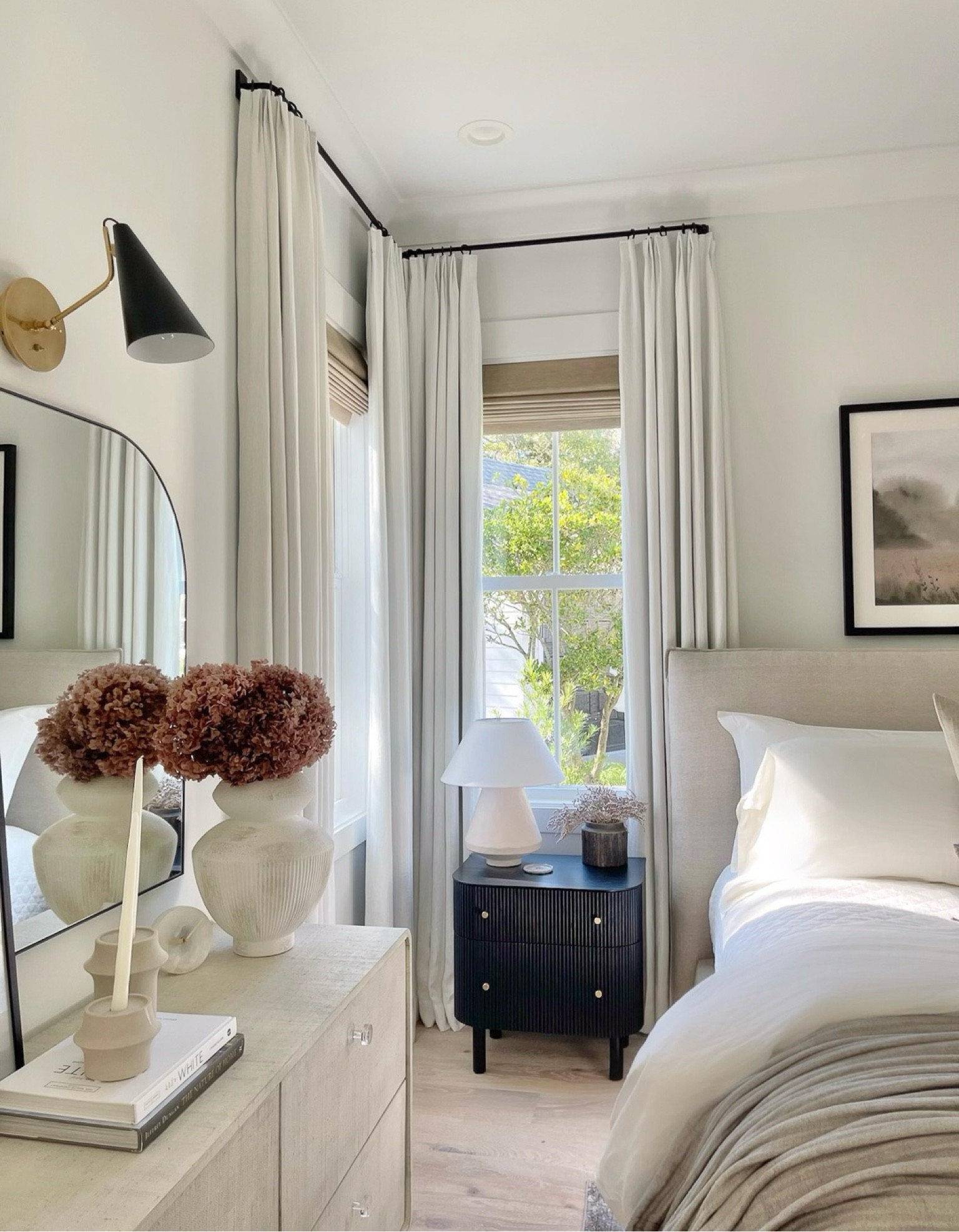 My TwoPages white linen bedroom curtains are 15% off through 11/30

White bedding, bedroom decor, bedroom white and gray lamps, nightstands, king bed, curtain rods, bedroom mirror 

#LTKCyberWeek #LTKsalealert #LTKhome