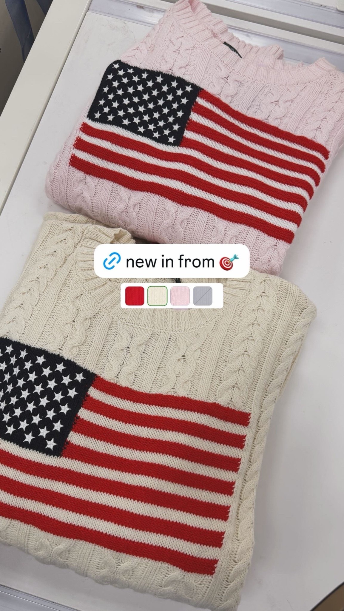 New cable knit sweater from Target. Perfect for Memorial Day or Fourth of July!

#LTKgrwm #LTKootd #LTKSeasonal