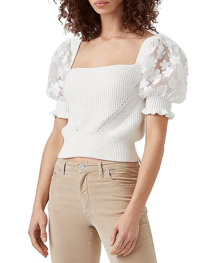 FRENCH CONNECTION Juliet Mozart Caballo Puff Sleeve Sweater  Back to Results -  Women - Bloomingd... | Bloomingdale's (US)