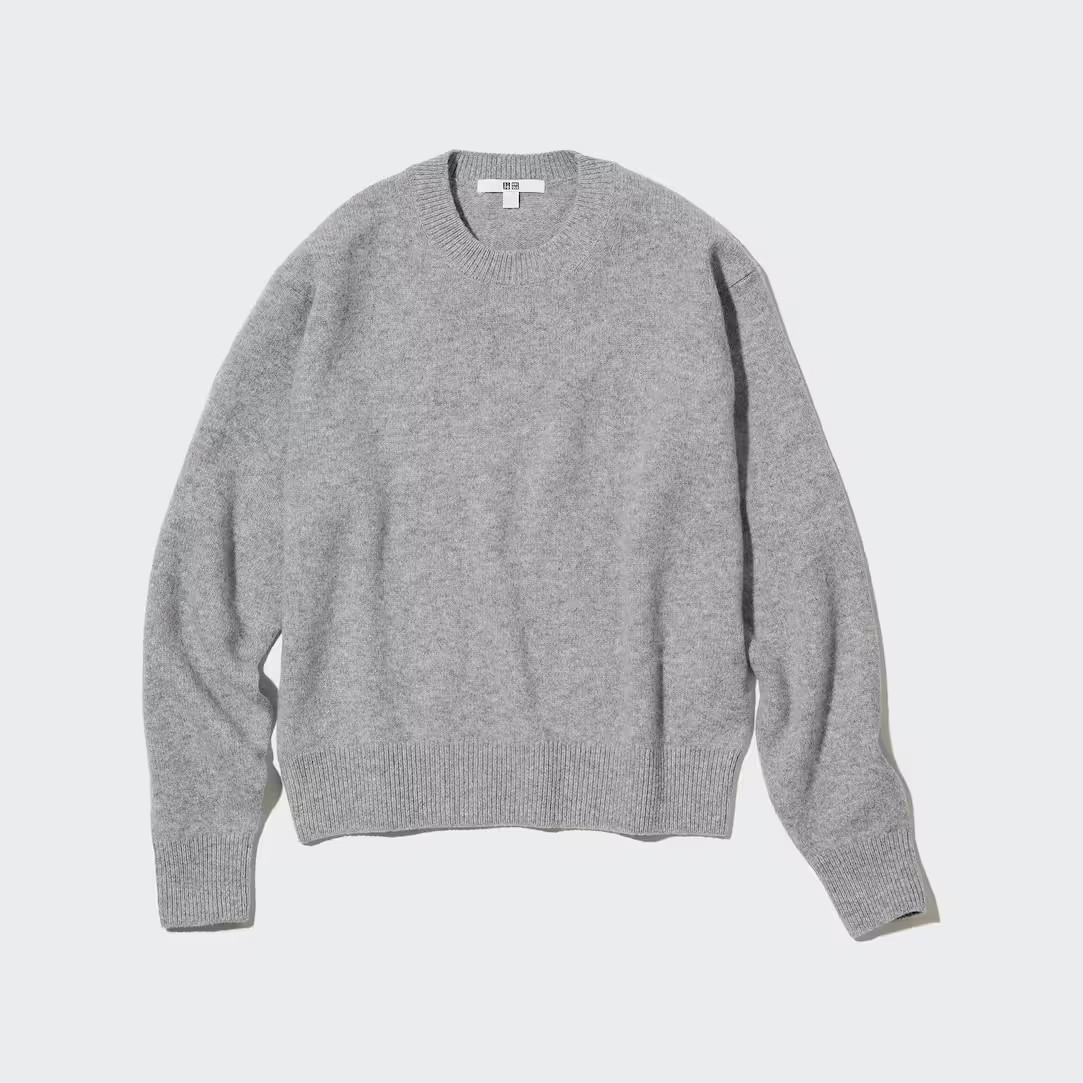 Premium Lambswool Crew Neck Jumper | UNIQLO (UK)