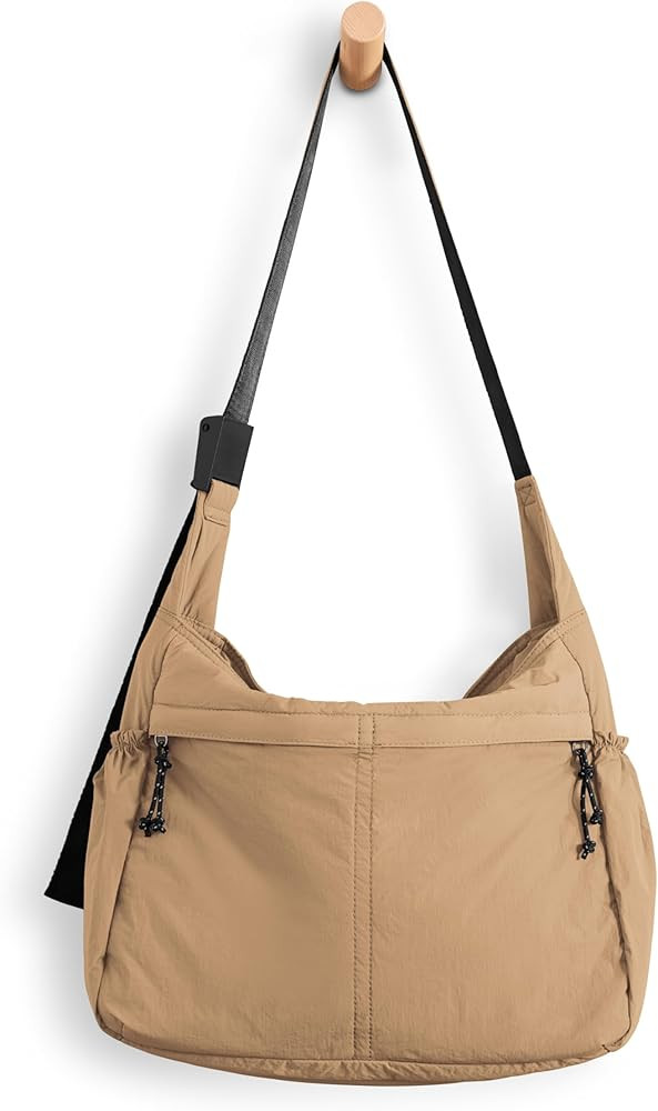 ODODOS 20L Crossbody Tote Bag Large Capacity Lightweight Hobo Shoulder Sling Bags for Gym Shoppin... | Amazon (US)