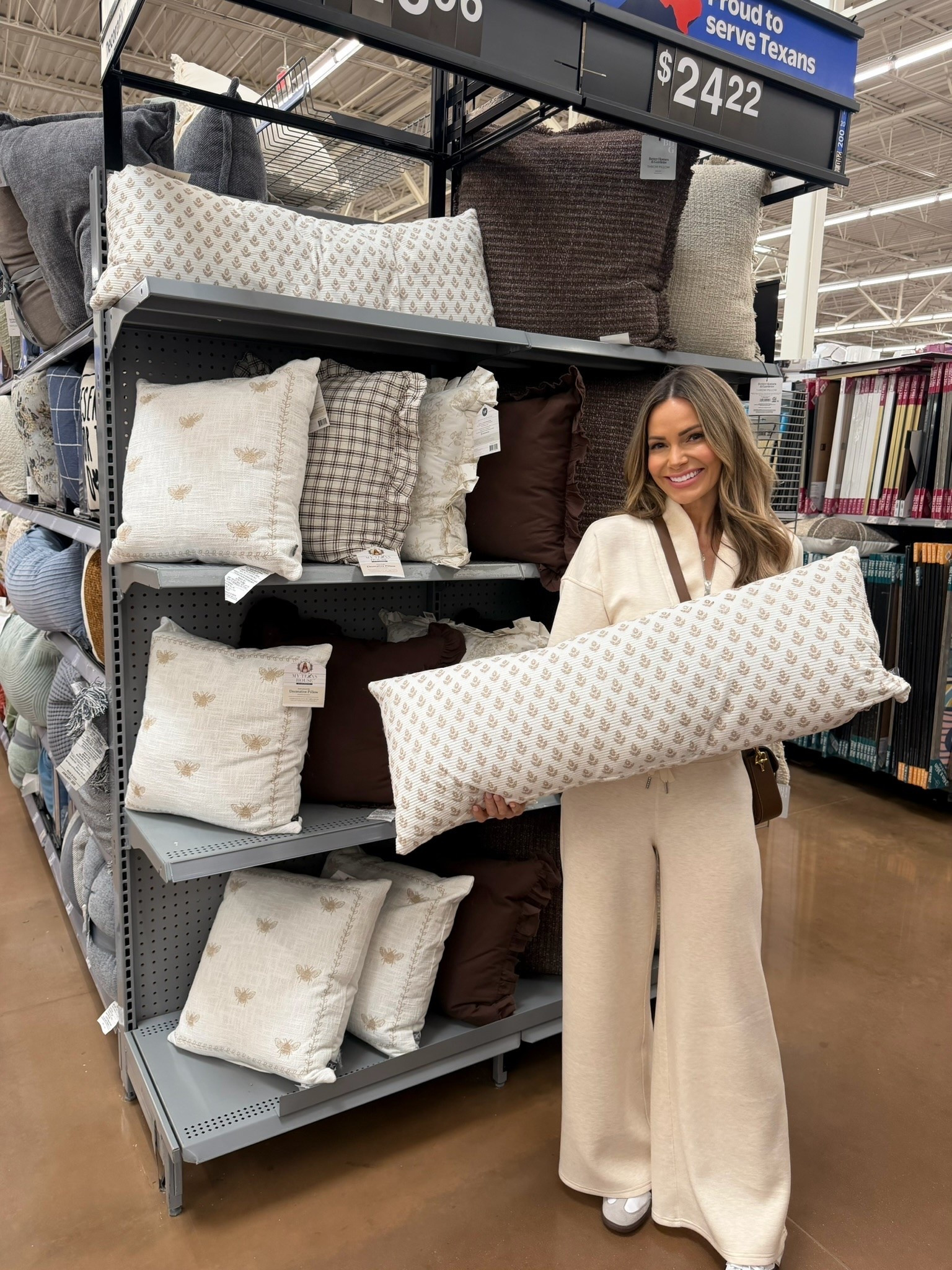 It never gets old seeing our pillows in our local Walmart 🥹

#LTKSeasonal #LTKHome