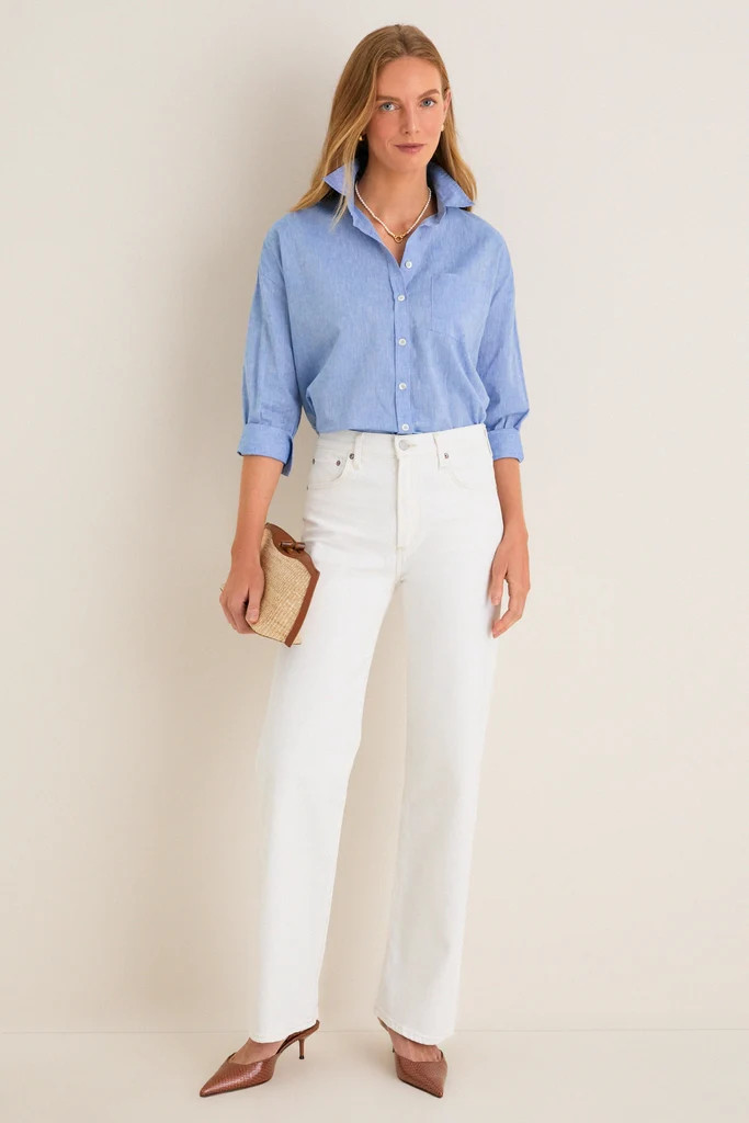 Chambray Adair Boyfriend Shirt | Tuckernuck (US)