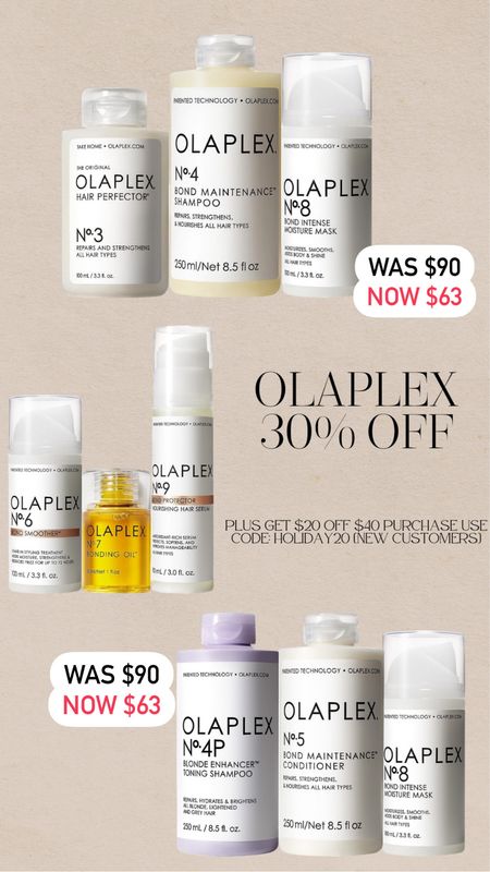 Olaplex sale 30% off

@qvc #loveqvc #ad

#LTKbeauty #LTKsalealert #LTKHolidaySale