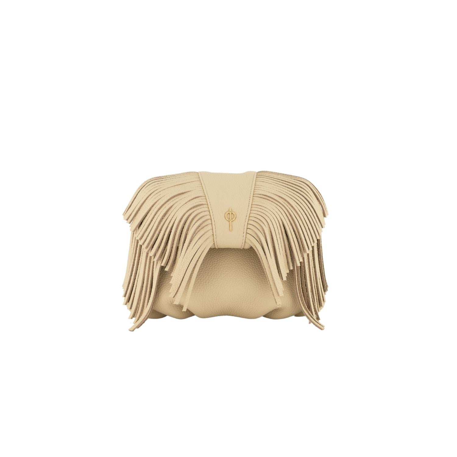 Mini Fringe Crossbody Beige | Wolf & Badger (US)
