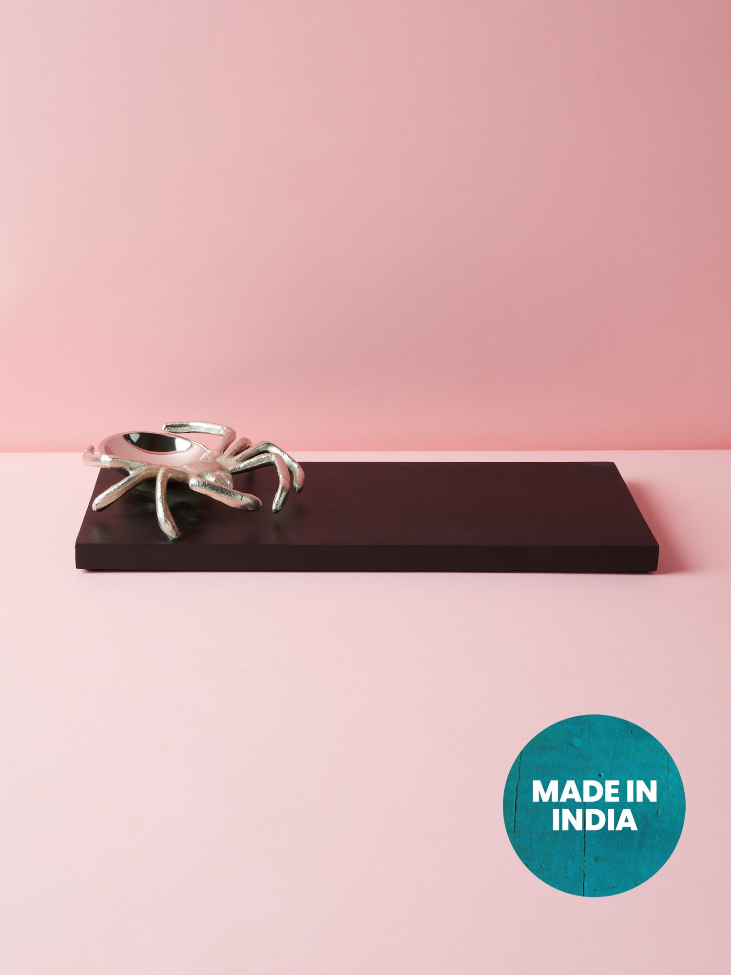 20in Wood Serve Board With Spider | HomeGoods