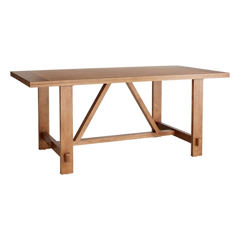 Pasadena Dining Table with Rustic Natural Finish | At Home