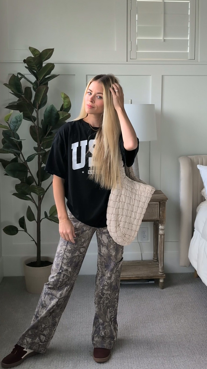 Modest, garment friendly, BYU approved, you name it!! Also head to toe this outfit is a STEAL! Tee: $16Pants: $16Shoes: $22Size inclusive! Pants XXS-4XLTee XS-3XSPants run a little big, I sized down to XXS for less length and a little more fitted look.

#LTKFindsUnder50 #LTKStyleTip #LTKBeauty