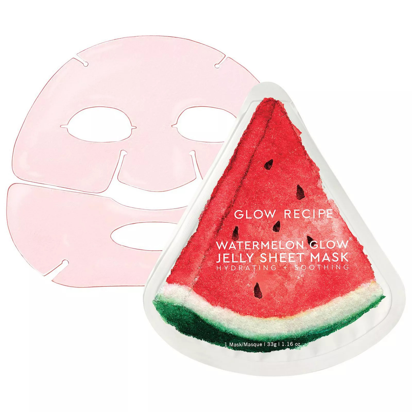 Glow Recipe Watermelon Glow Hydrating & Soothing Jelly Sheet Mask, Size: 0.3 FL Oz, None | Kohl's